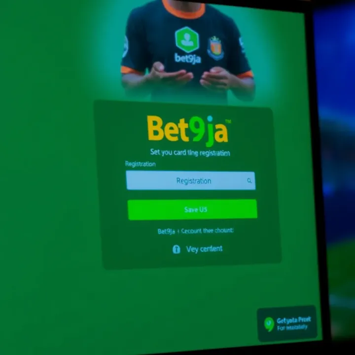 User interface showing the registration form on Bet9ja platform
