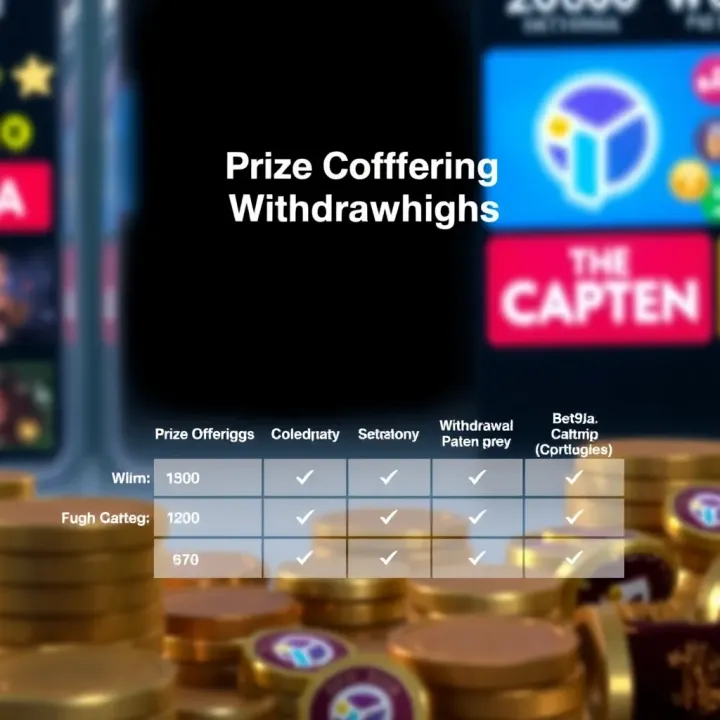 Diagram showing comparison of prize offerings and withdrawal methods across Nigerian betting platforms