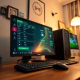 Desktop setup displaying Bet9ja betting options with secure login prompt